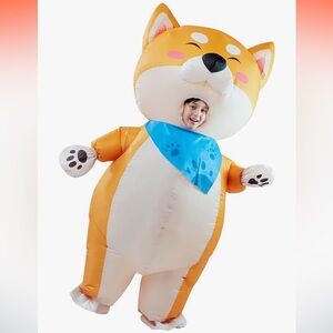 Spooktacular Creations -Full body Shiba Inu inflatable costume size 7-10 years